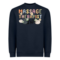 Navy massage therapist life Heavyweight Sweatshirt - MaliasSmallBusiness