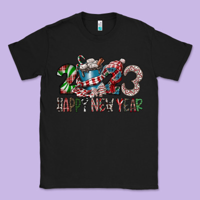 2023 Happy New Year Classic Tee Designed By Cowhidedigitalart