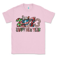 Bubblegum Pink 2023 Happy New Year Classic Tee - CowhideDigitalArt