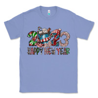 Colony Blue 2023 Happy New Year Classic Tee - CowhideDigitalArt