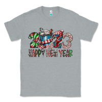 Heather Grey 2023 Happy New Year Classic Tee - CowhideDigitalArt