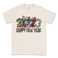 Natural 2023 Happy New Year Classic Tee - CowhideDigitalArt