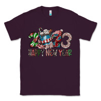 Plum 2023 Happy New Year Classic Tee - CowhideDigitalArt