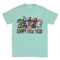Seafoam 2023 Happy New Year Classic Tee - CowhideDigitalArt