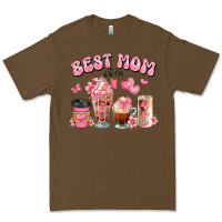 Cacao best mom ever floral coffee cups Premium Tee - JahusDesignShop