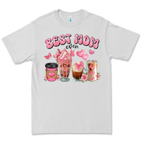 Best Mom Ever Floral Coffee Cups Premium Tee | Teevron
