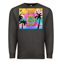 Smoke float drink tan & repeat Premium Sweatshirt - TumblerDesignByShophia
