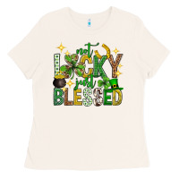 Bone Not lucky just blessed st. patricks day Ladies Tee - Neo Western