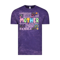 Cloud Purple retro mother Vintage Tee - JahusDesignShop