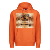 Carrot warning i'm an asshole with rusty background Premium Hoodie - TumblerDesignByShophia