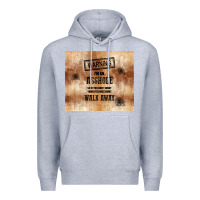 Heather Grey warning i'm an asshole with rusty background Premium Hoodie - TumblerDesignByShophia