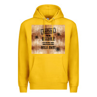 Lemon warning i'm an asshole with rusty background Premium Hoodie - TumblerDesignByShophia