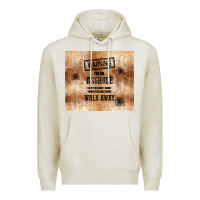 Oatmeal Heather warning i'm an asshole with rusty background Premium Hoodie - TumblerDesignByShophia