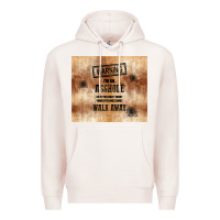 Pale Pink warning i'm an asshole with rusty background Premium Hoodie - TumblerDesignByShophia