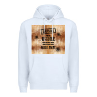 White warning i'm an asshole with rusty background Premium Hoodie - TumblerDesignByShophia