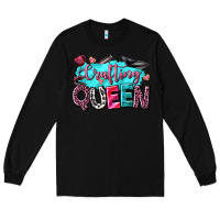 Black crafting queen Long Sleeve Tee - NancyCooperArtShop