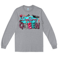 Heather Grey crafting queen Long Sleeve Tee - NancyCooperArtShop