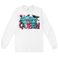 White crafting queen Long Sleeve Tee - NancyCooperArtShop