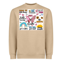 Mushroom positive affirmations Heavyweight Sweatshirt - MaliasSmallBusiness