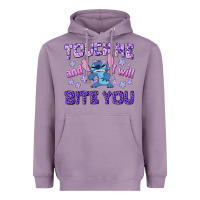 Lavender touch me and i will bite you Heavyweight Hoodie - texasbilliewilder