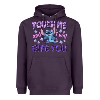 Plum touch me and i will bite you Heavyweight Hoodie - texasbilliewilder