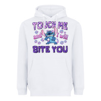 White touch me and i will bite you Heavyweight Hoodie - texasbilliewilder