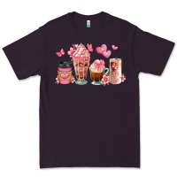 Plum floral coffee cups Premium Tee - JahusDesignShop
