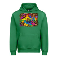 Emerald lgbtq background Urban Hoodie - FaDigitalArtStudio