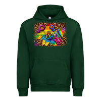 Foreset Green lgbtq background Urban Hoodie - FaDigitalArtStudio