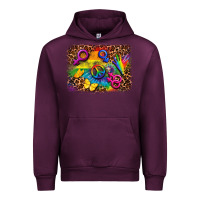 Mauve Wine lgbtq background Urban Hoodie - FaDigitalArtStudio