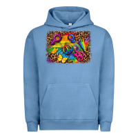 Pigment Pebble Blue lgbtq background Urban Hoodie - FaDigitalArtStudio