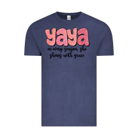 Vintage Denim yaya in every season, she shines with grace Vintage Tee - MaliasSmallBusiness