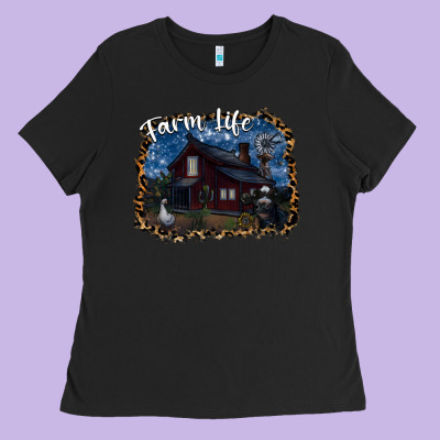 Farm Life2 Ladies Tee Designed By Sublimationcraftshop