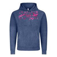 Vintage Denim hope breast cancer butterfly Vintage Hoodie - Jasminsmagicworld