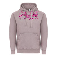 Vintage Zinc hope breast cancer butterfly Vintage Hoodie - Jasminsmagicworld