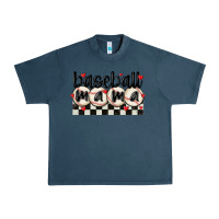 Midnight Navy baseball mama Urban Heavy Tee - MaliasSmallBusiness