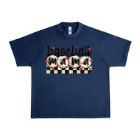 Navy baseball mama Urban Heavy Tee - MaliasSmallBusiness
