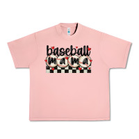Salmon baseball mama Urban Heavy Tee - MaliasSmallBusiness