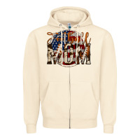 Sandshell football mom Zipper Hoodie - Jasminsmagicworld