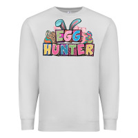 Dove Grey Egg hunter plate letters Easter Day Premium Sweatshirt - HowdyJamesFarm