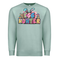 Seafoam Egg hunter plate letters Easter Day Premium Sweatshirt - HowdyJamesFarm