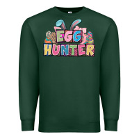 Sports Green Egg hunter plate letters Easter Day Premium Sweatshirt - HowdyJamesFarm