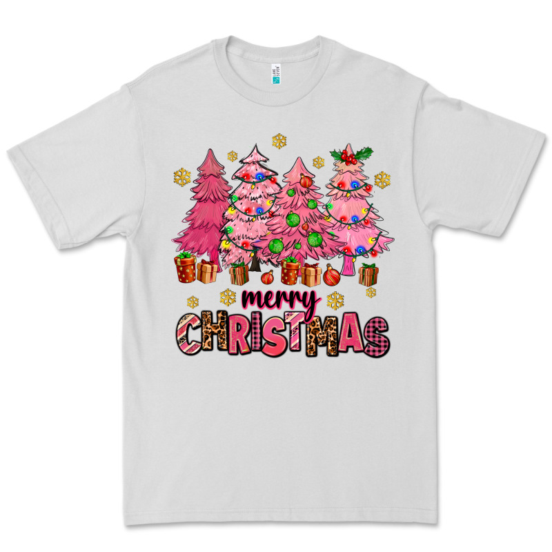 Pink Christmas Trees Premium Tee by AdoDesignShop | Teevron