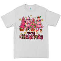 Dove Grey pink christmas trees Premium Tee - AdoDesignShop