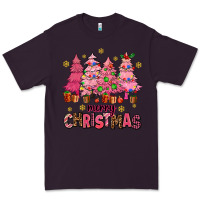 Plum pink christmas trees Premium Tee - AdoDesignShop