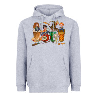 Heather Grey wizards coffee cups Heavyweight Hoodie - texasbilliewilder
