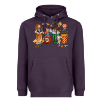 Plum wizards coffee cups Heavyweight Hoodie - texasbilliewilder