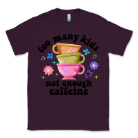 Plum too many kids not enough caffeine Classic Tee - JahusDesignShop