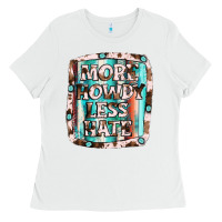 White more howdy less hate Ladies Tee - JahusDesignShop