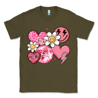 Army Green retro valentines day Classic Tee - MaliasSmallBusiness